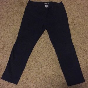 Old Navy Pixie Pants, Size 8 Petite, Navy Blue